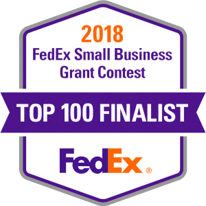 FedEx Top 100 Finalist in the Small Business Grant Conteset