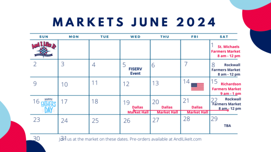 June Events Calendar
